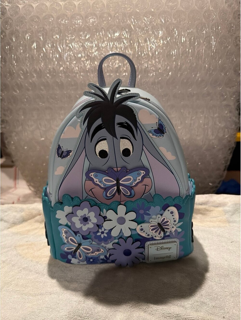 Loungefly Disney Winnie The Pooh Eeyore Butterflies Backpack NWT